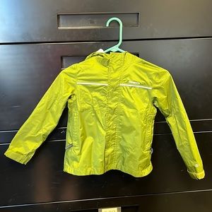 Boys green rain/spring coat.